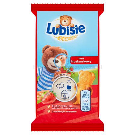 Ciastka Lubisie Mus Truskawkowy 30 G Mondelez