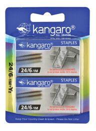 Kangaro Zszywki No. 24/6,2x1000 szt., blister 