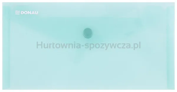 Teczka Kopertowa Donau Zatrzask, Pp, Dl, 180Mikr., Zielona