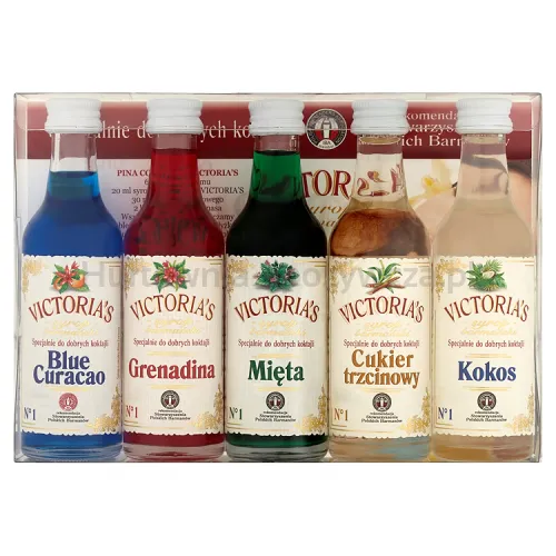 Victoria Cymes Syrop Barmański Do Drinków  5X50 Ml