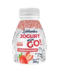 Jogurt Mini Go Lublanka Truskawkowy 200 G But
