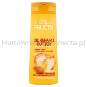 Fructis Oil Repair 3 Butter Szampon Wzmacniający Do Włosów Bardzo Suchych I Zniszczonych 400 Ml(data przydatności 31.03.2026)