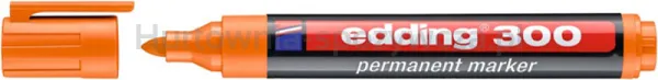 Edding Marker permanentny e-300 1,5-3mm, pomarańczowy 