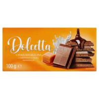 Czekolada Dolcetta Mleczna Z Nadz Karmelowym 100 G Mw Dobry Wybór