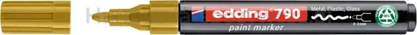 Marker olejowy e-790 EDDING, PCR, złoty