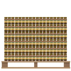 Jacobs Kawa Rozpuszczalna Cronat Gold 200 G(Paleta)