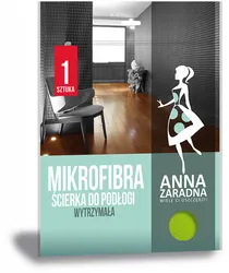Mikrofibra ściereczka do podłogi ANNA ZARADNA, 1 szt., zielony