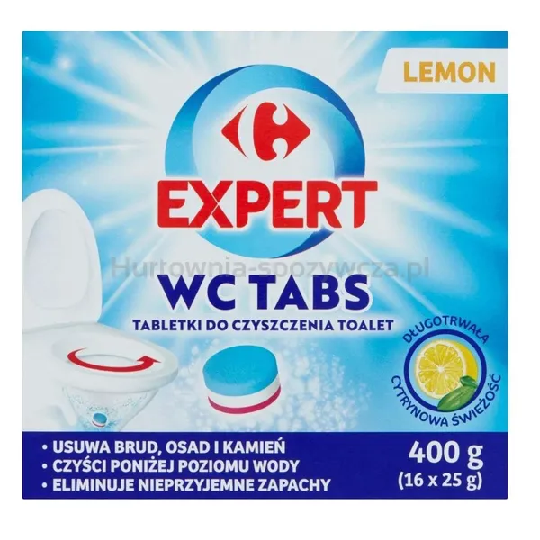 Expert Tabletki Do Czyszczenia Toalet Lemon 400 G (16 X 25 G)<br>(Data 23.08.2026)