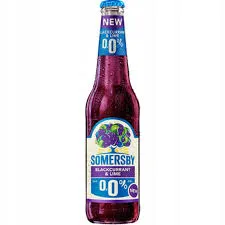 Somersby Black Currant & Lime 0% 400 ml, butelka bezzwrotna