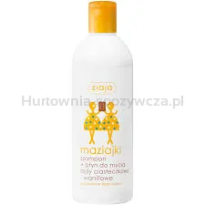 Ziaja Maziajki Szampon + Płyn Do Mycia Lody Ciasteczkowo-Waniliowe 400 Ml