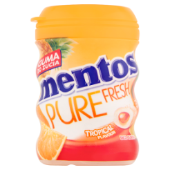 Mentos Pure Fresh Tropical Butelka 60G