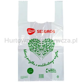 Torba zakupowa Selgros koszulka 29x53 cm