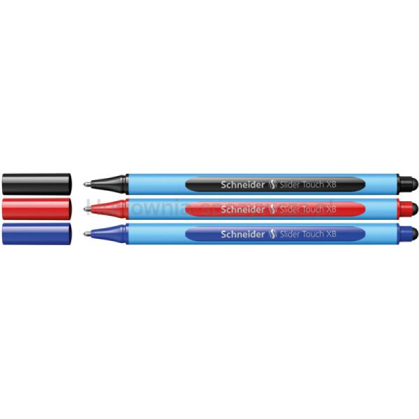 Długopis SCHNEIDER Slider Edge, XB 1,4mm, 3 szt., blister, mix kolorów - 2