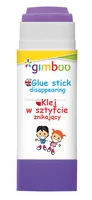 Klej w sztyfcie GIMBOO, PVP, trójkątny, znikający, 15g, 1 szt., pakowany w displayu, fioletowy - 8