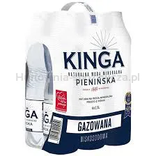 Kinga Pienińska Woda Mineralna 1,5l gazowana SKx 6 sztuk