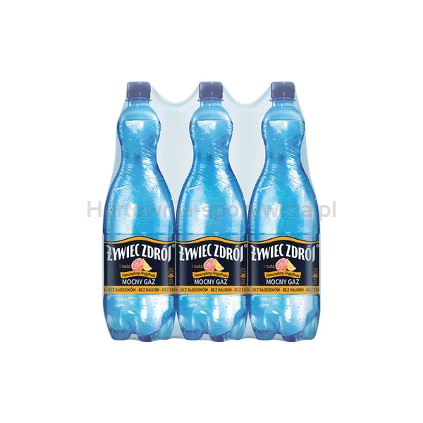 Żywiec Zdrój Mocny Gaz i Nuta Pomarańczy i Grejpfruta 1500 ml