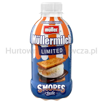 Müllermilch napój mleczny limitowana edycja Smores 400g