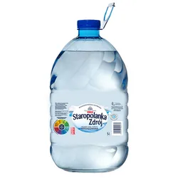 Woda Staropolanka Zdrój Woda Źródlana Lekko Gazowana 5 L <br>(Paleta 136 szt.) 