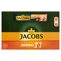 Jacobs Original 3In1 Rozpuszczalny Napój Kawowy 15,2 G X 20Szt