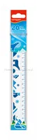 Linijka plastikowa KEYROAD, 20cm, transparentna z nadrukiem deco, zawieszka - 3