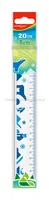 Linijka plastikowa KEYROAD, 20cm, transparentna z nadrukiem deco, zawieszka - 4
