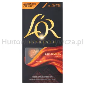 L'Or Espresso Colombia Kawa Mielona w kapsułkach 10 kapsułek 52g