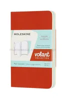 Zestaw 2 zeszytów MOLESKINE Volant, XS, 6,5x10,5cm, gładki, 56 stron, coral orange/aquamarine - 4