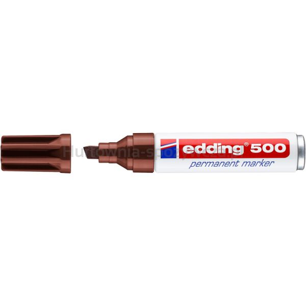 Edding Marker permanentny e-500 2-7 mm, brązowy 