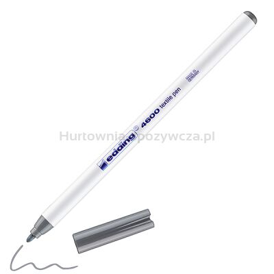 Pisak tekstylny e-4600 EDDING, 1 mm, szary