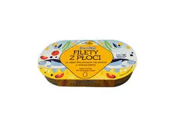 Evrafish  Filety z płoci w oleju tłoczonym na zimno z warzywami 170g