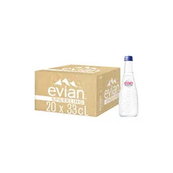 Evian Woda Gazowana Szkło 330Ml