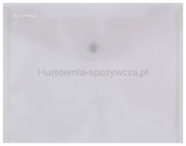Teczka kopertowa DONAU zatrzask, PP, C5, 180mikr., dymna