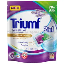 Truimf 18szt Farb-Brillanz Kapsułki Do Prania tkanin kolorowych 2w1