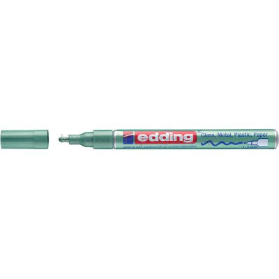 Edding Marker olejowy połyskujący e-751 1-2 mm, zielony metaliczny 