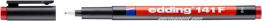 Edding Foliopis e-141 F 0,6mm, czerwony 