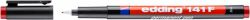 Edding Foliopis e-141 F 0,6mm, czerwony 