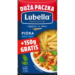 Lubella Penne Rigate Makaron Pióra 550 g
