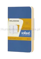 Zestaw 2 zeszytów MOLESKINE Volant, XS, 6,5x10,5cm, w linie, 56 stron, blue/amber yellow - 4