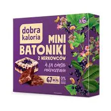 Dobra Kaloria Mini batoniki z nerkowcami a la ciasto porzeczkowe 108 g