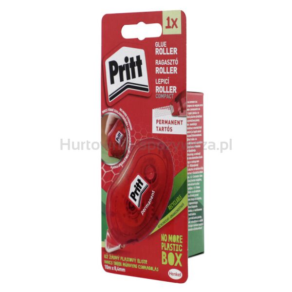 PRITT PERMANENT Klej w taśmie 8,4mm x 10m, blister  - 2