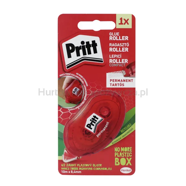 PRITT PERMANENT Klej w taśmie 8,4mm x 10m, blister 