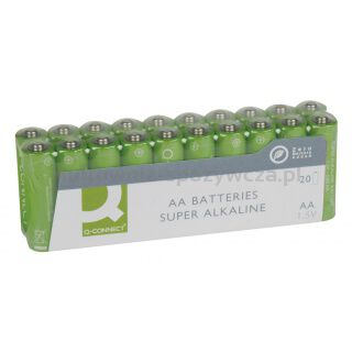 Q-Connect Baterie super-alkaliczne AA, LR06, 1,5V, 20szt.