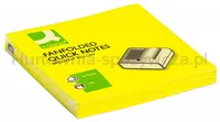 Q-Connect Bloczek samoprzylepny Brilliant Z-Notes, 76x76mm, 100 kart., neon, żółty 