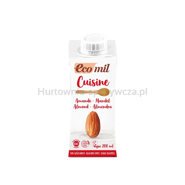 Krem Do Gotowania Z Migdałów Bez Cukru Bezgl. Bio 200 Ml