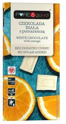 Pure & Good Czekolada Biała Z Pomarańczą B/C 75G