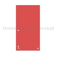 Donau Przekładki Karton 1/3 A4, 235x105mm, 100szt., czerwone  - 2