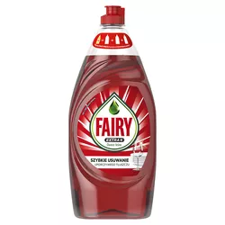 Fairy Extra+ Owoce leśne Płyn do mycia naczyń.Najlepsza formuła Fairy przywierającego tłuszczu900ml