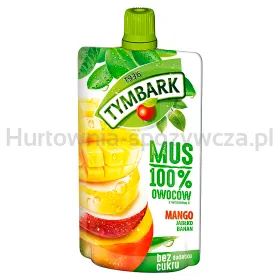 Tymbark Mus 100% Mango Jabłko Banan 120 G