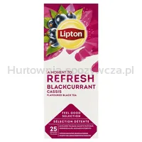 Herbata LIPTON Feel Good Selection, Refresh, czarna porzeczka, 25 kopert - 2