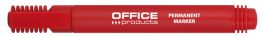 Office Products Marker permanentny okrągły, 1-3mm (linia), czerwony 